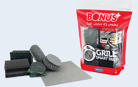 B464 BONUS+ Grill SmartPACK Set instrumente de curățare grătar