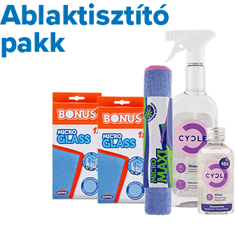Ablaktisztító pakk